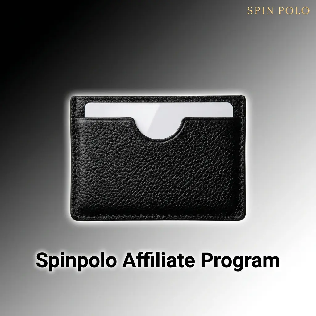 Spinpolo affiliate program dashboard showing revenue share, tracking tools, and commission options for Canadian partners