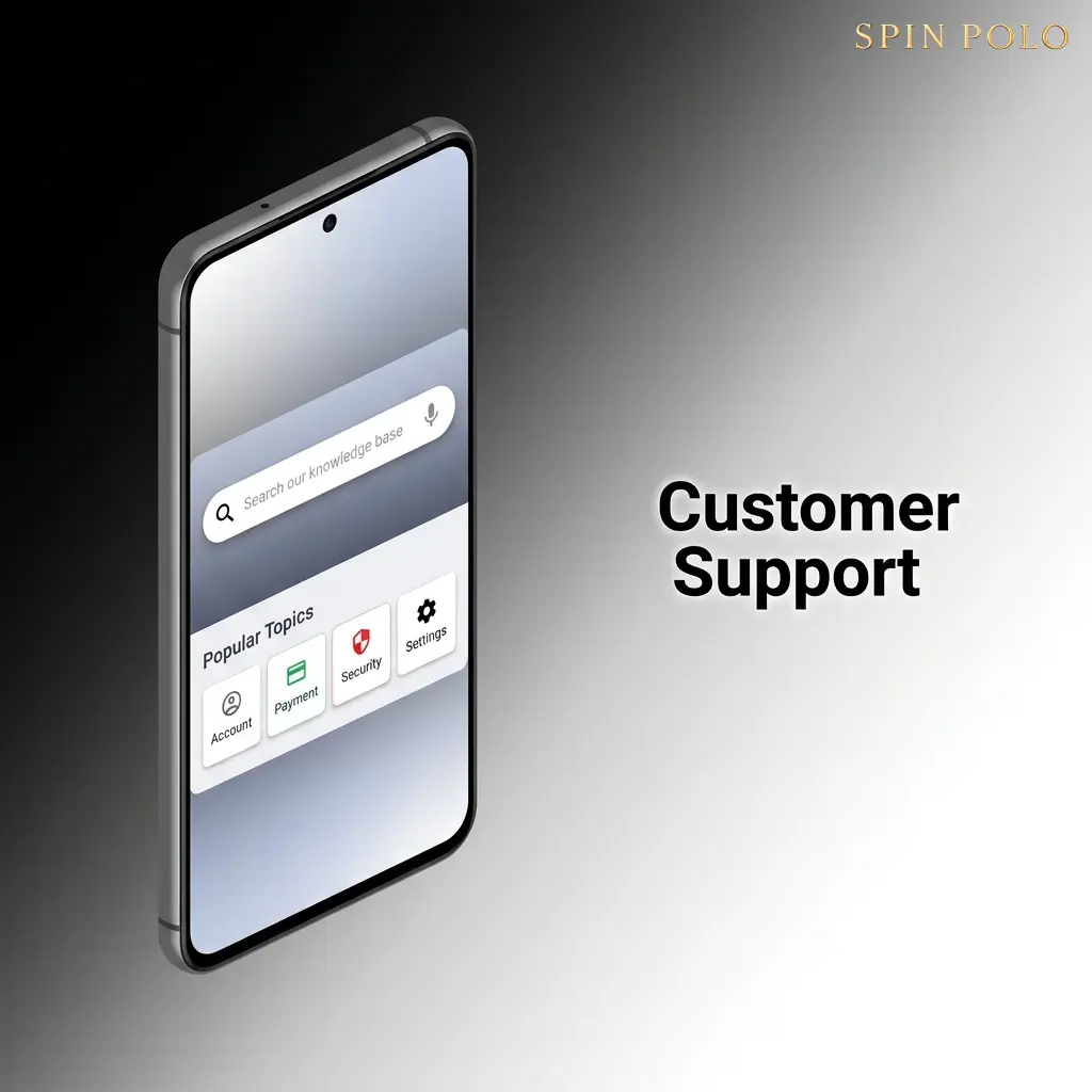 Spinpolo customer support channels including live chat, email, and FAQ help centre available 24/7 for Canadian players