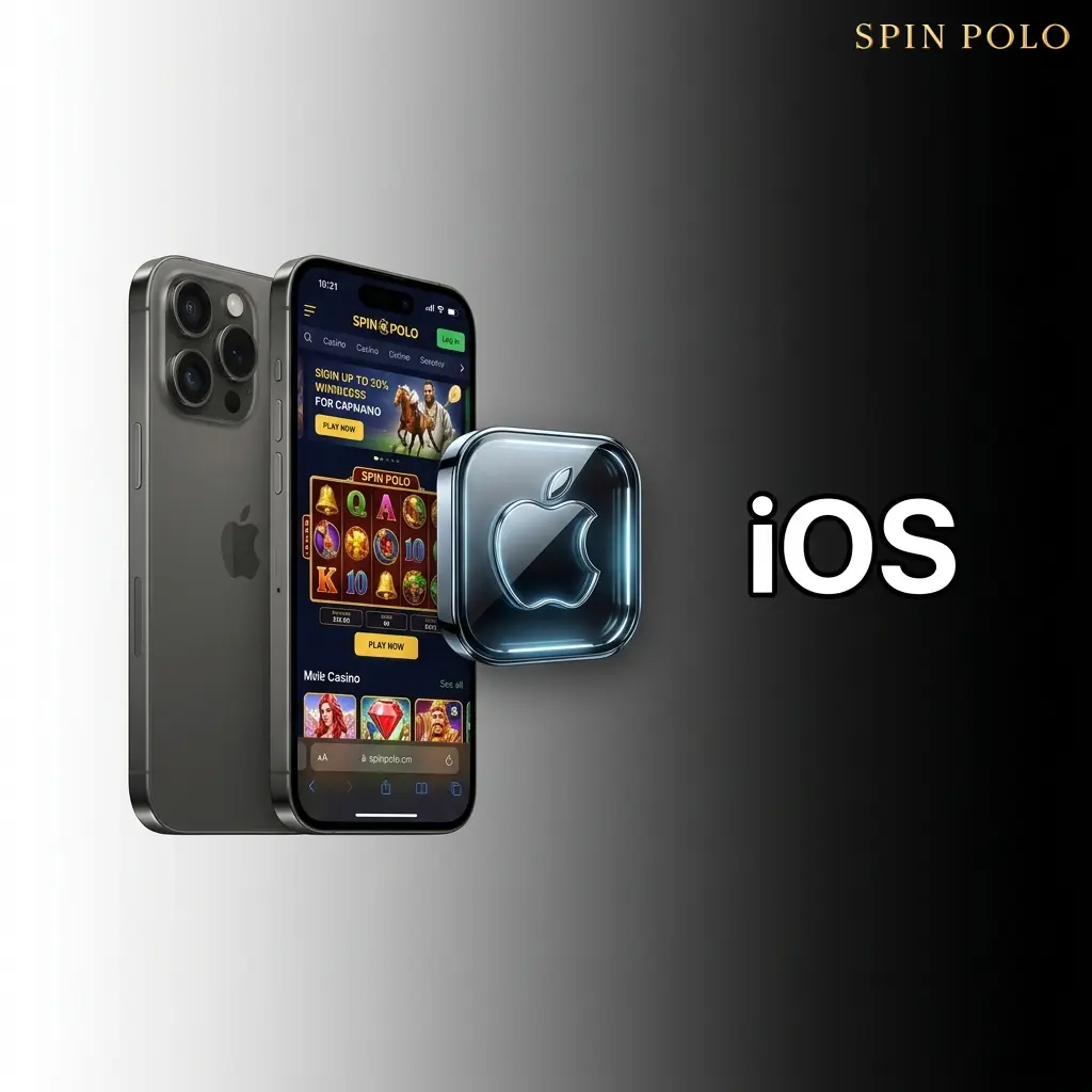 Spinpolo iOS app setup guide showing steps to add the mobile site to your iPhone or iPad home screen via Safari